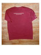 He is Risen On Crimson Red Comfort colors tshirt