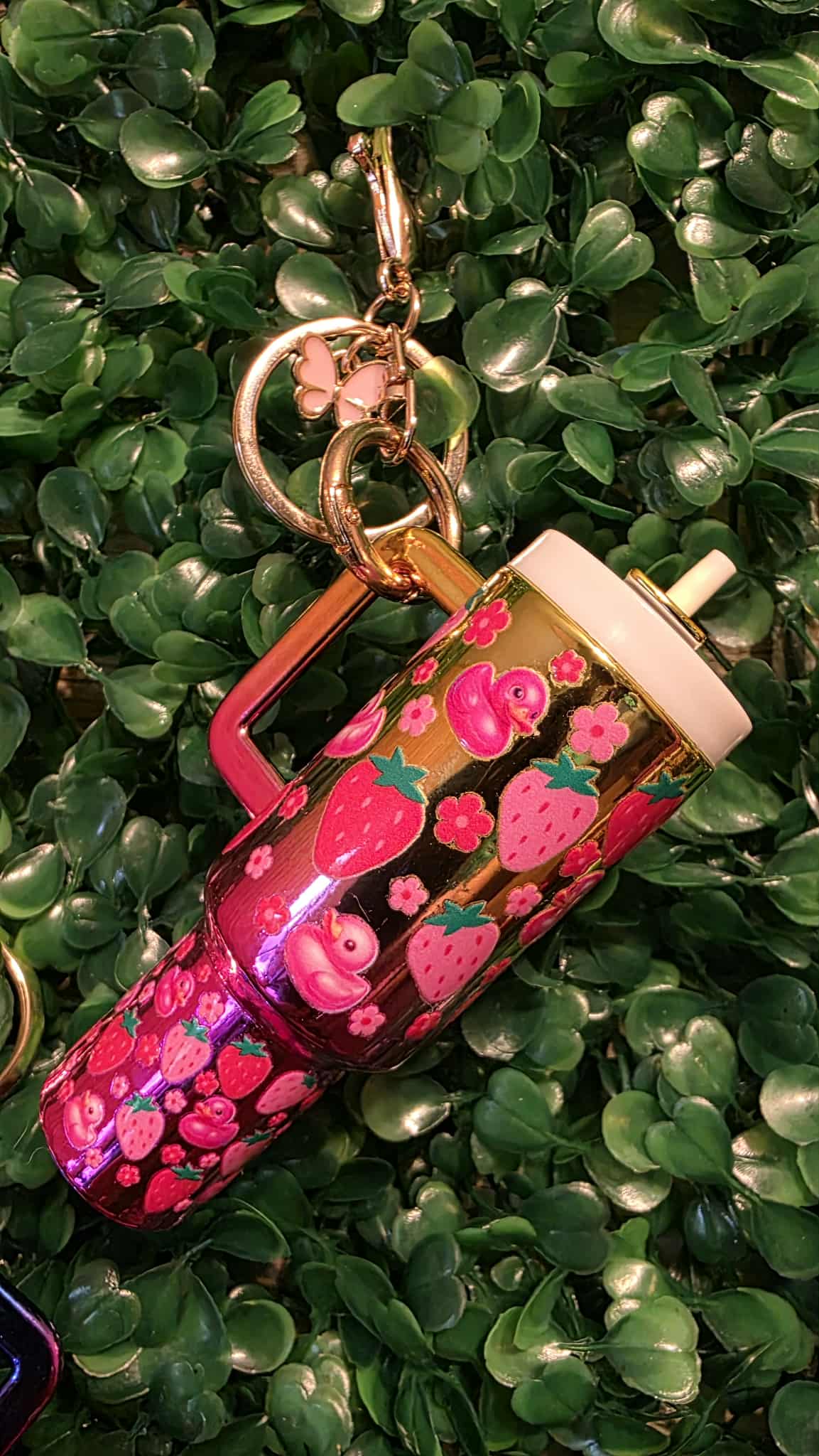 Mini Tumbler Keychain chapstick holder