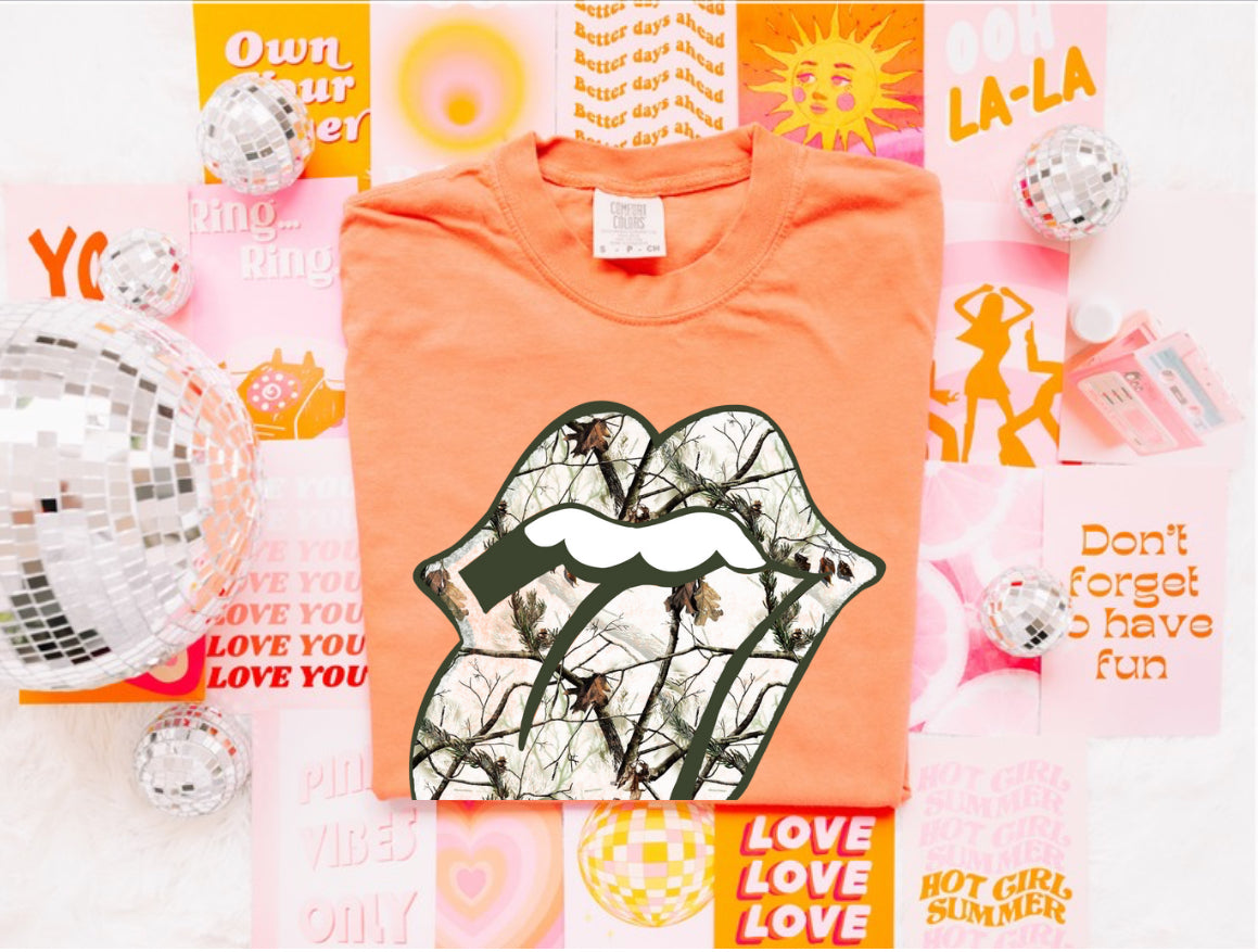 *EXCLUSIVE* White Camo Rolling Stones