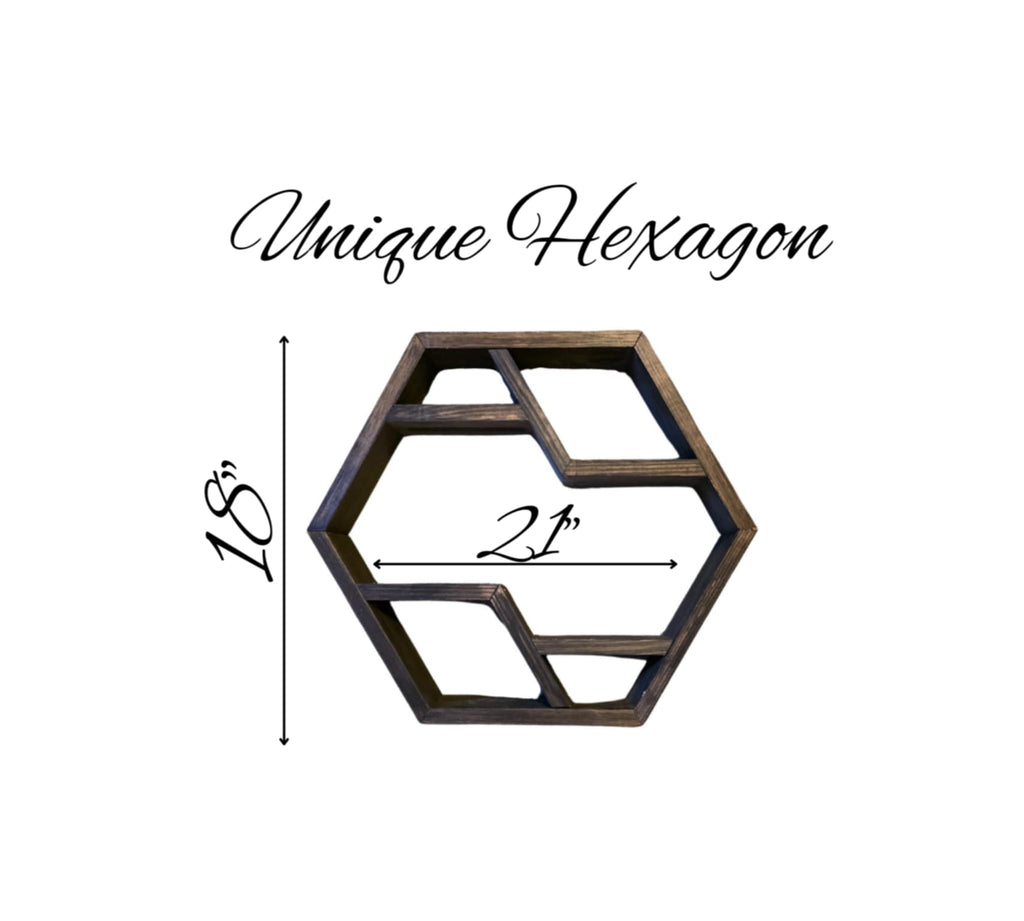 Boho Hexagon Shelves