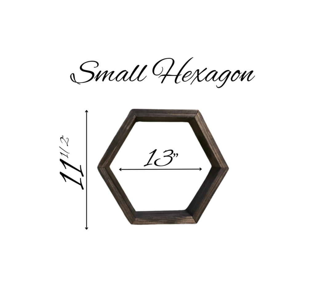 Boho Hexagon Shelves