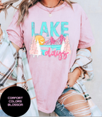 Lake Days Graphic Comfort Color Tshirt