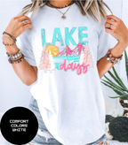 Lake Days Graphic Comfort Color Tshirt