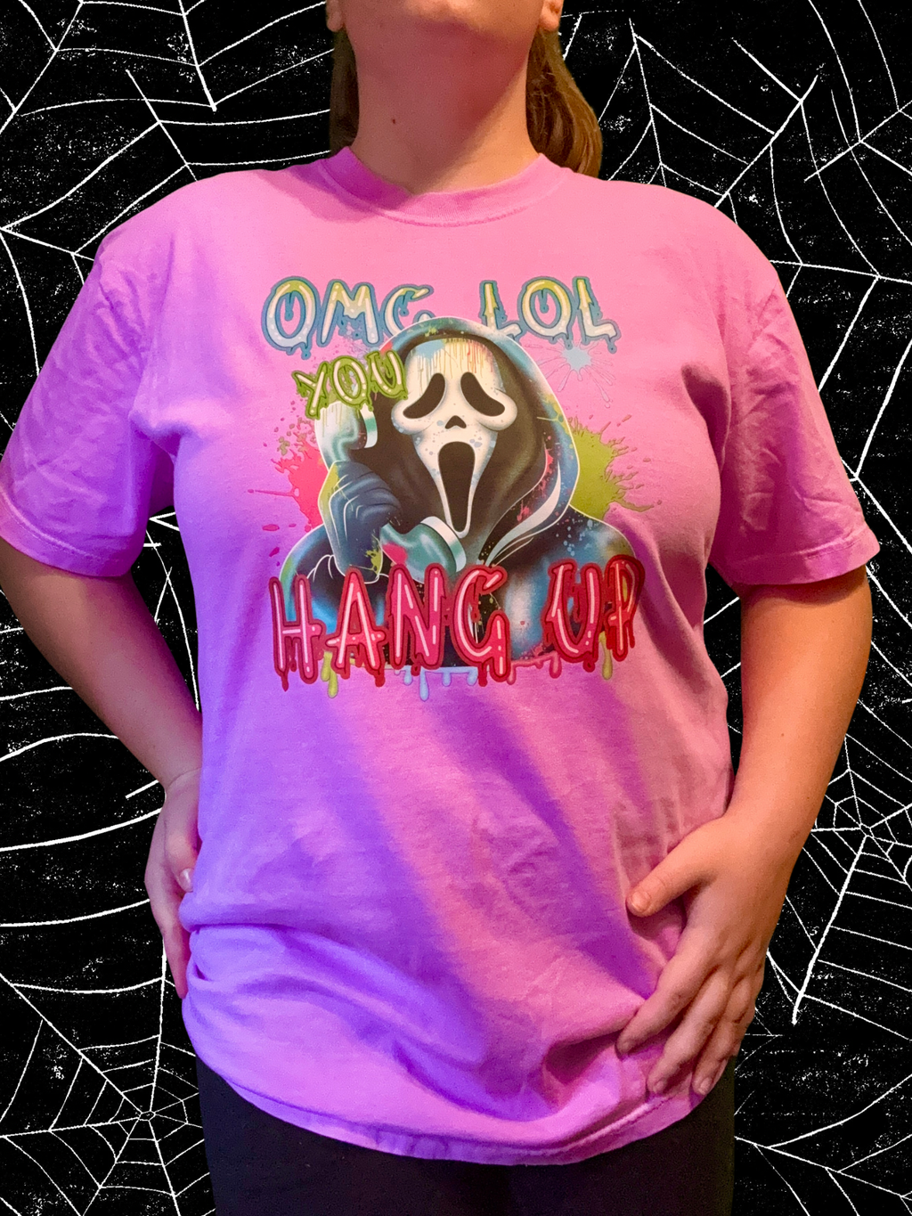Neon Summerween Scream Tshirt