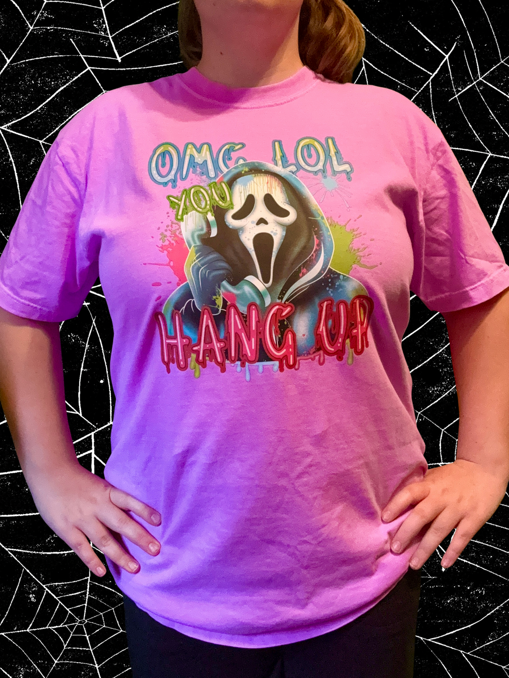 Neon Summerween Scream Tshirt