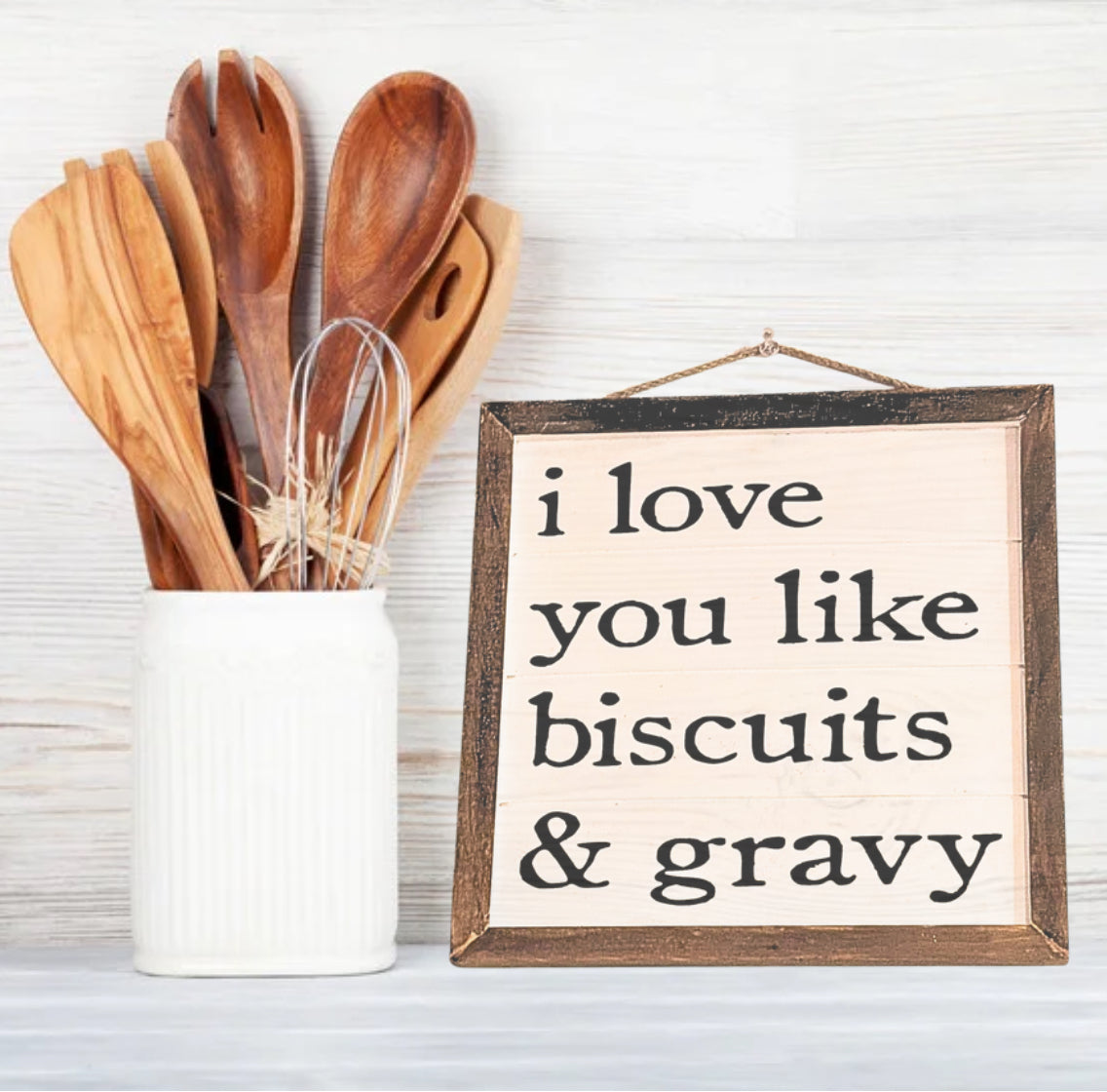 Farmhouse decor Small Version of I love you like B&G