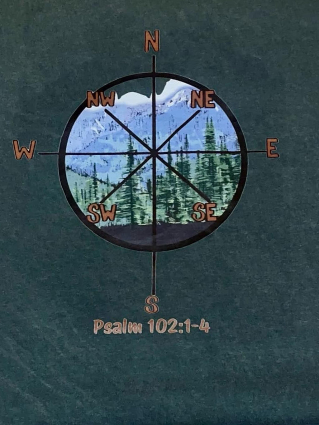 Close up view of back of not all who wander are lost 