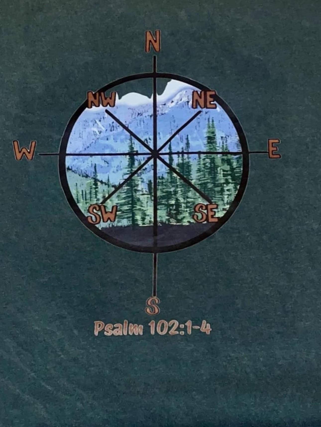 Close up view of back of not all who wander are lost 